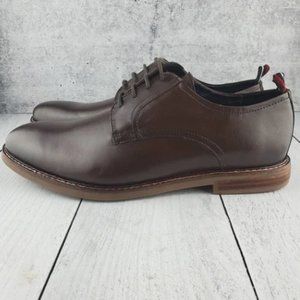 NEW - Ben Sherman Men's Plain Toe Leather Derby Size 8.5